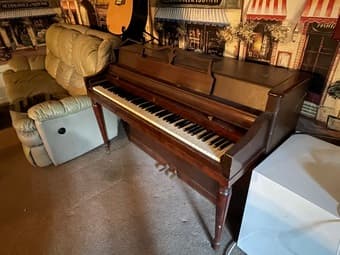Upright wooden piano 2