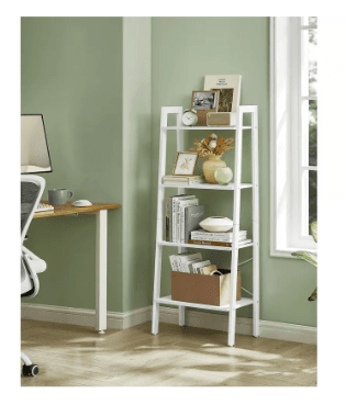 Four-tier steel wire beige shelf 1