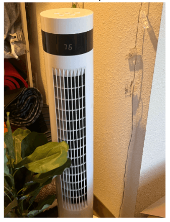 Oscillating tower fan 1