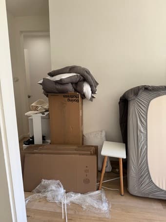 Large, folded moving boxes (5) 1