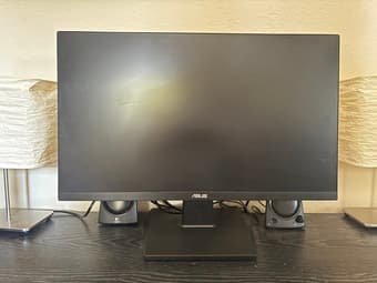 27” ASUS 1080p Monitor + Speakers 1
