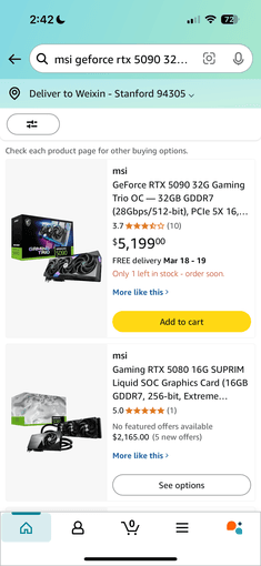 [SEALED] RTX 5090 Founders Edition – $3,299 OBO (Stf meet-up or ship) 4