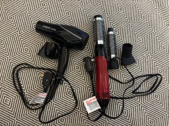 hair tools! hair dryer and hot air brush kit 1