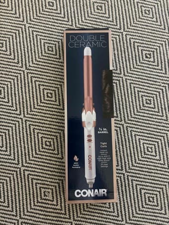 hair curler (conair double ceramic, new) 1