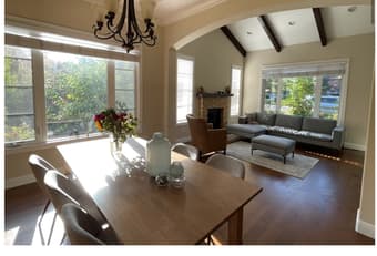 Modern Grey Sectional + Ottoman – Seats 4–5 – Great Condition! 1