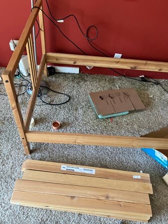 Single bed frame (no mattress) 1
