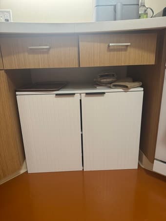 2-Door Accent Cabinet: White, Modern & Versatile 2