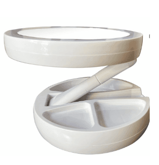 FOR SALE: Foldable Double-Sided Makeup Mirror (with lights!) 2