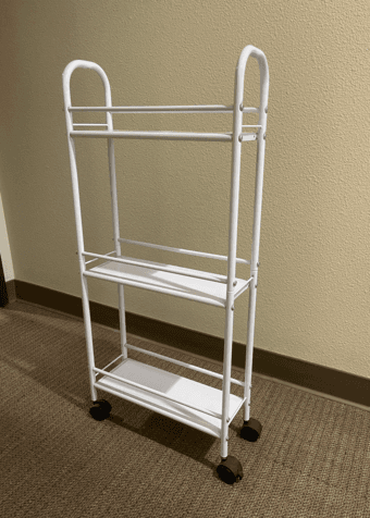 FOR SALE: 3-tier Rolling Cart (can be disassembled!) 1
