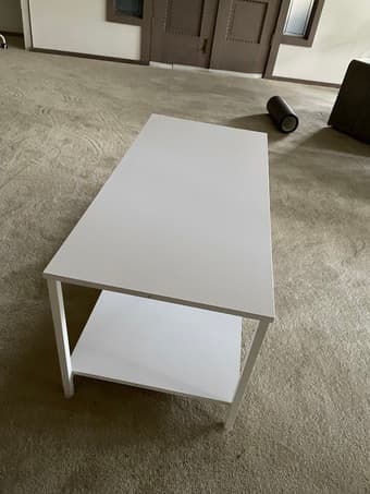 White coffee table 2