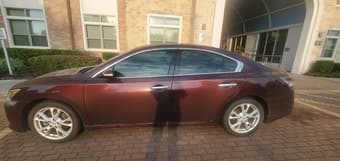 2014 Nissan maxima, burgundy color for sale 1