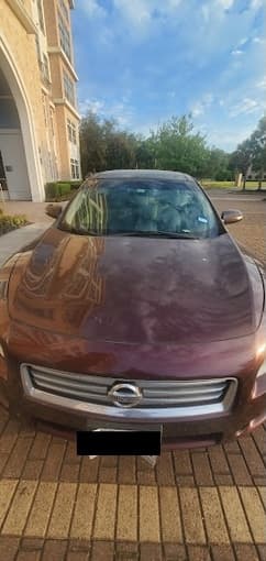 2014 Nissan maxima, burgundy color for sale 3