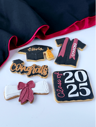 Grad week madeleines and cookies sales - with personalization! 2