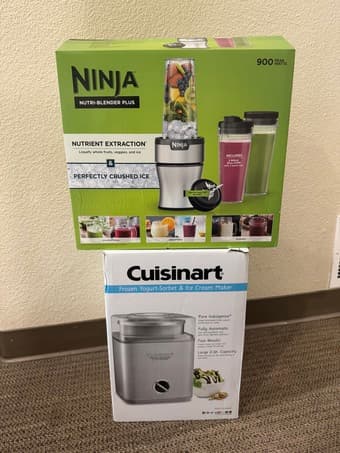 Sale: Cuisinart ice cream maker, Ninja blender 1