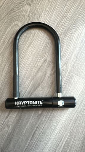 Kryptonite Bicycle Lock with Key (Original Keeper) 1
