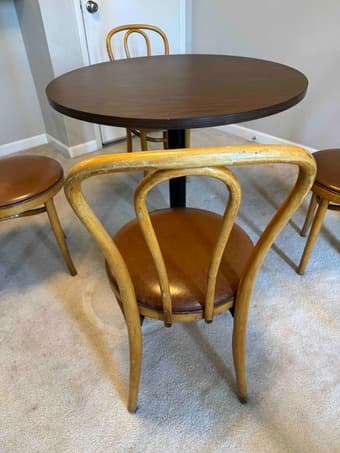 Dinner table with 4 chairs 2