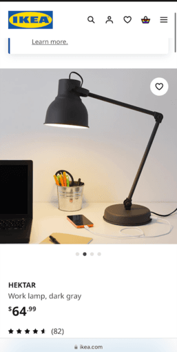 Lightly used desk lamp with bulbs 2