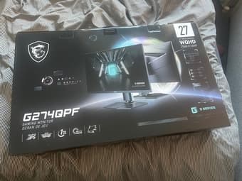 Basically new 27" MSI computer monitor 1