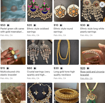 Jewellery (gold/diamond/fashion) and dress collection 1