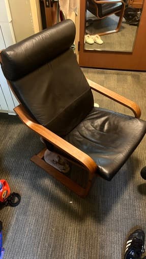 IKEA Leather Chair 1