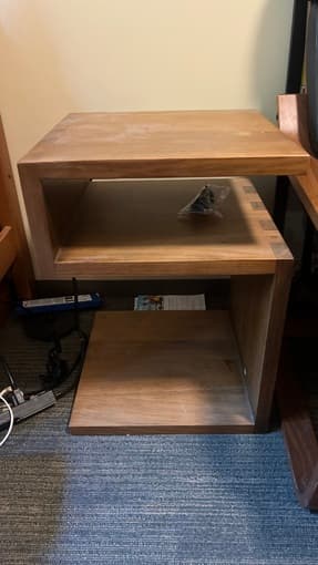 Modern wooden side table 1