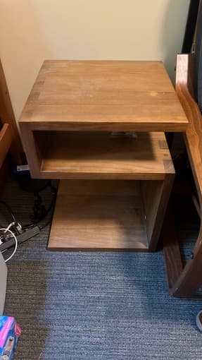 Modern wooden side table 2