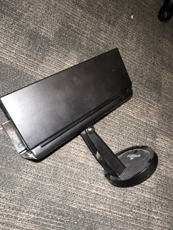 3-Sided Foldable Desk Mirror w/ lights + small tray 2