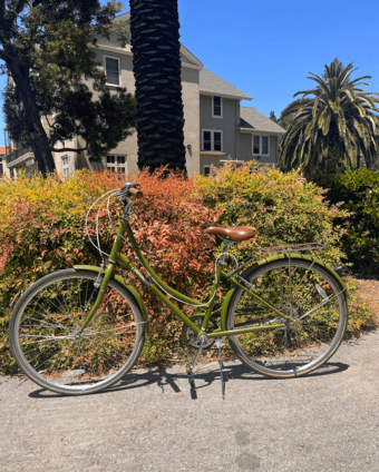 Green Retrospec City Bike 1