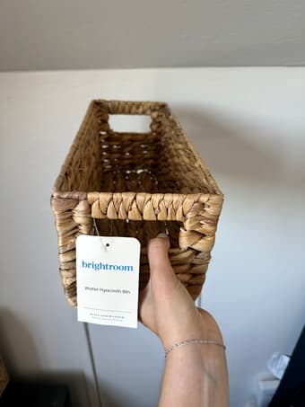 Woven wooden basket for sale 1