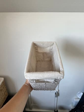 Woven wooden basket for sale 4