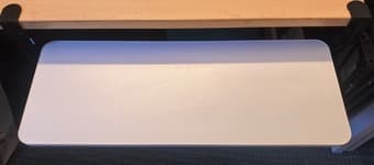 Portable under desk keyboard tray 1