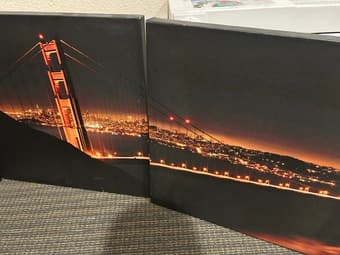 Golden Gate Bridge Painting for $15 2