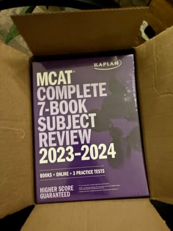 Kaplan MCAT books for sale 1