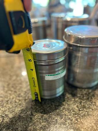 Stainless Steel storage containers (total 7) 4