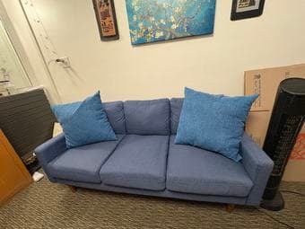 Blue Couch For Sale 1