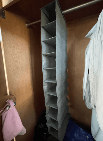 FOR SALE: Collapsible Hanging Closet Organizer w/ 10 shelves 1