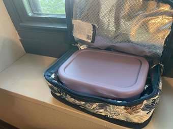 USED ONLY ONCE! Silicon lunchbox, BPA free and spill proof 1