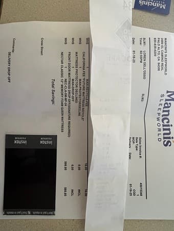 Nectar Classic 12" Memory Foam Queen Mattress – Like New! 3