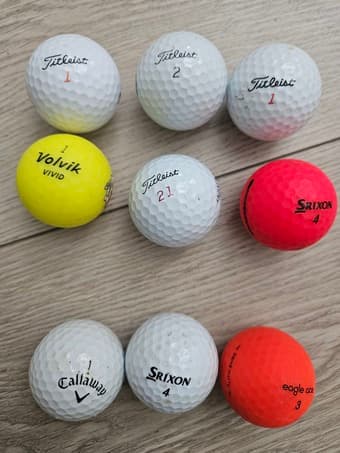 golf balls(9 including Titleists) 1