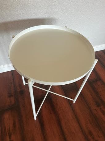 For Sale: White tray table – versatile & stylish 1