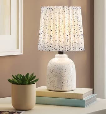 Ceramic table lamp + 2 light bulbs 1