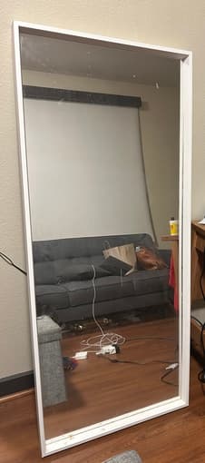 COUCH, MIRROR, MICROWAVE, OTTOMAN 3