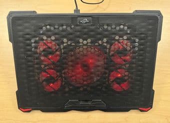 For Sale:Laptop Cooling Pad – 5 Fans, Red (Fits up to 17.3") 1