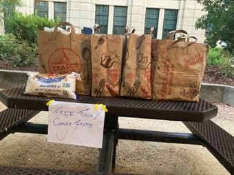 Free groceries (nonperishable) by Blackwelder/EVGR-A 1