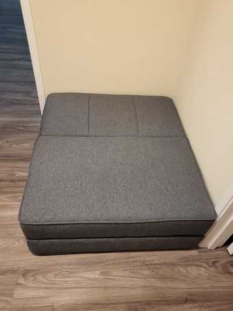 4 Ikea Adde Chairs, Ikea Poang armchair with ottoman and Sleeper Sofa 2