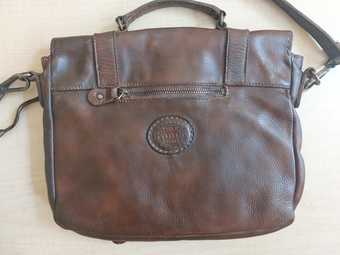 Leather messenger bag (Roots tribe) 2