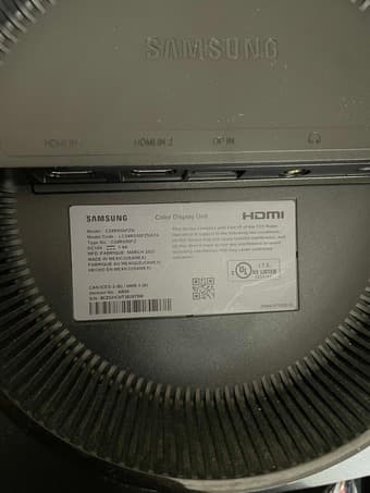 Samsung 24 inch Cuved Gaming monitor (HDMI cable free) 2