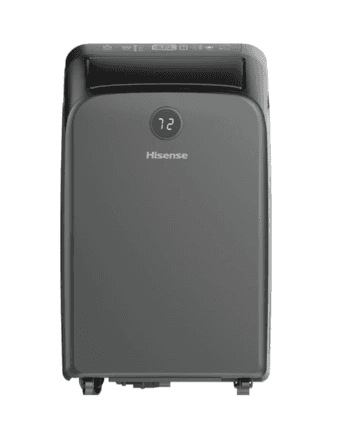 Hisense 10,000-BTU 115-V Dual Hose Portable Air Conditioner with Heat 1