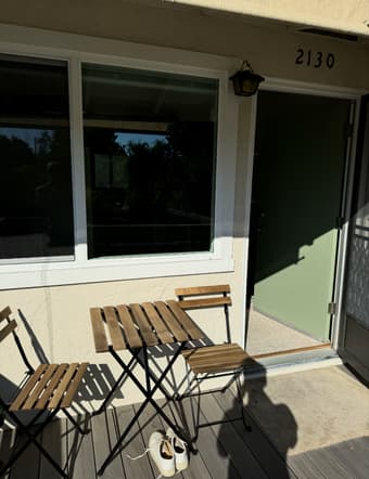 Studio apartment available one block from campus 1