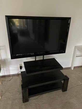 Dark Brown TV Stand 1